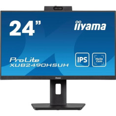 Écran PC - IIYAMA - XUB2490HSUH-B1 - 23,8 FHD - IPS - 100Hz - Webcam intégrée