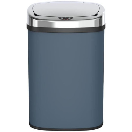 Poubelle de cuisine automatique - MAJESTIC - KITCHEN MOVE - 58 L - Inox gris mat avec cerclage