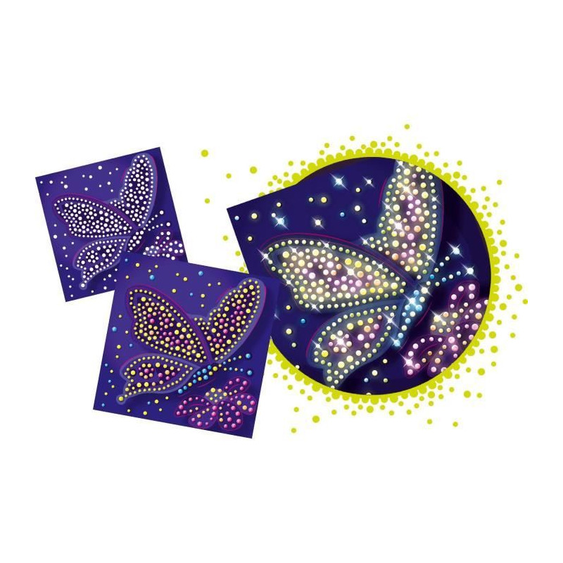 Lansay - PIXELO - Phospho 2D - Glow in the Dark Drawing Kit with Dotted Effects for Children from 7 Years Old - Dotted Colouring with Electronic Pen for Children from 7