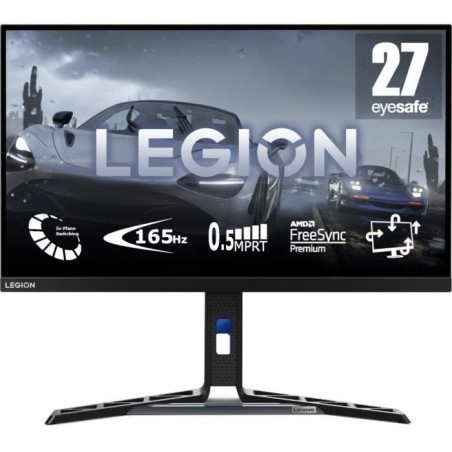 Ecran PC Gamer LENOVO Legion Y27-30 - 27 FHD - IPS - 165 Hz - 0.5 ms - HDMI - Port Diplay - USB Hub - AMD FreeSync Premium