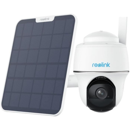 Caméra de surveillance extérieure REOLINK avec panneau solaire Blanc