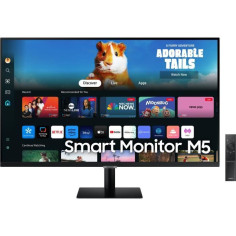 Écran PC - SAMSUNG - SMART MONITOR M5 CM500 - 32 FHD - Dalle VA - 60Hz - HDR10 - HDMI - Enceintes - Noir