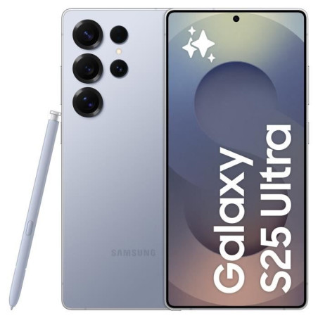 SAMSUNG Galaxy S25 Ultra AI Smartphone 256 Go Bleu Titane