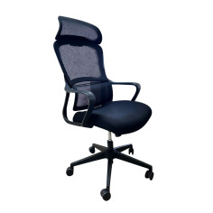 Fauteuil de direction pivotant coussin lombaire ergonomique