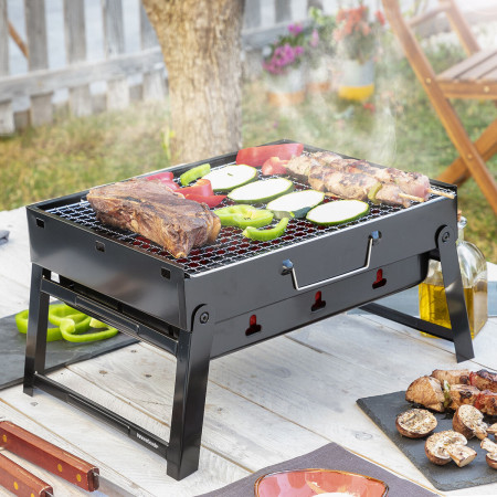 Barbecue Pliable Portatif Charbon BearBQ InnovaGoods