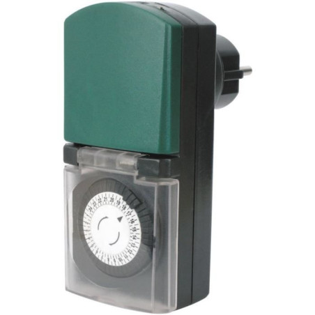 Programmateur mécanique extérieur - GAO - IP44 - 3680 W - Blanc - 16 A