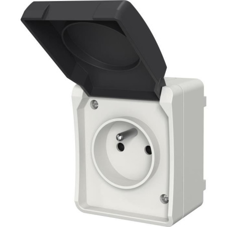 Prise double étanche - Aquatop - Ref. 9673 - IP54 - Pret a poser - Monophasé