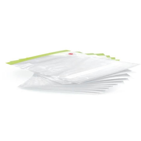 Sacs de congélation - BOSCH - MSZV0FB3 - Lot de 3 - 3,8 L - Fermeture a glissiere sous vide