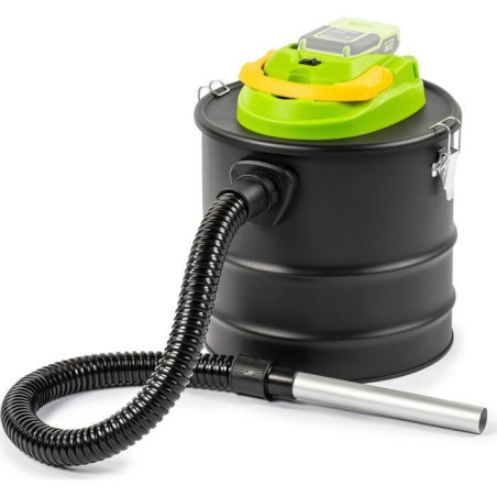 Aspirateur a cendres sans fil - FIELDMANN - 20V - Filtre HEPA lavable - Batterie et chargeur non inclus