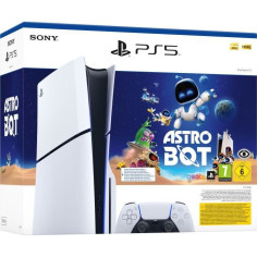 Pack PS5 Standard : Console PlayStation 5 (modele Slim) + Astro Bot (Code)