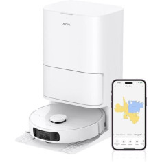 MOVA E30 Ultra - Robot Aspirateur Laveur avec Vidage Automatique - Nettoyage Automatique des Serpillieres - Technologie RoboSwin
