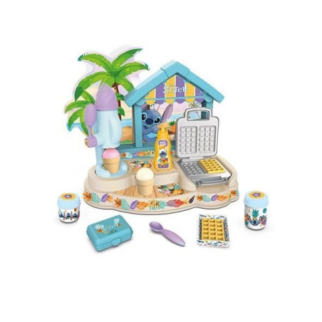 SMOBY - Paillote Gourmande Stitch - Fabrique a glaces et gaufrier