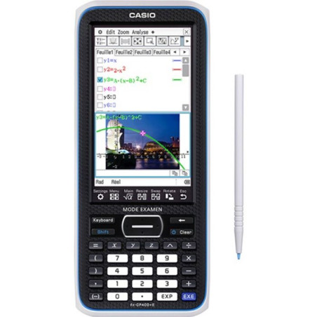CASIO Calculatrice graphique FX CP 400+E (Mode examen) grise