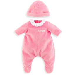 Pyjama Rose et Bonnet -...