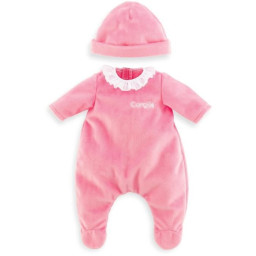 Pyjama Rose et Bonnet -...