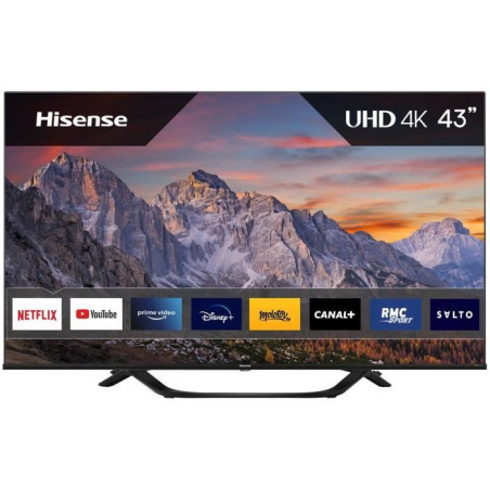 TV LED - HISENSE - 43A63H - 43 (108 cm) - 4K UHD - Dolby Vision - TV connectée