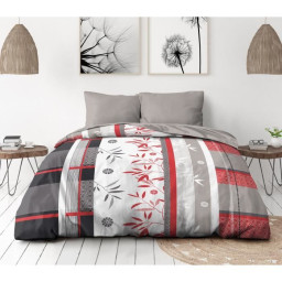 Parure de lit microfibre -...