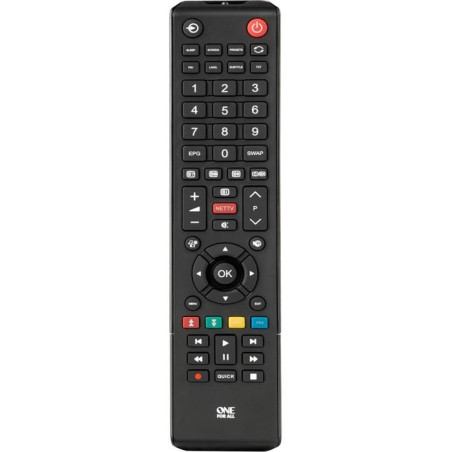 Télécommande Universelle - ONE FOR ALL - URC1919 - Compatible 100% - Design Toshiba - Noir