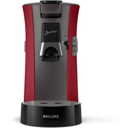Machine a café dosettes SENSEO - PHILIPS - CSA240/91 - Select Eco - 1450 W - Rouge intense