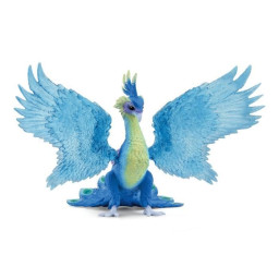 Figurine Paon magique bleu,...