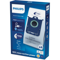 Sac de Rechange pour Aspirateur Philips (4 Units)