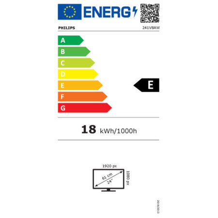 cran Philips 241V8AW/00 Full HD 23,8" 75 Hz