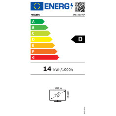 cran Philips 24E1N1100A/00 Full HD 23,8" 100 Hz