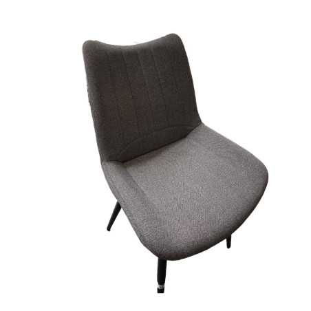 Chaise de salle à manger gris foncé