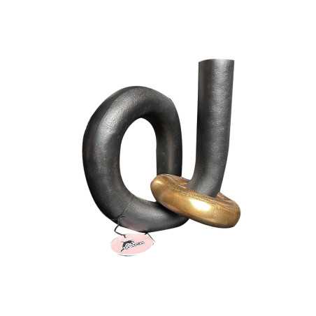 Bougeoir aluminium finition brute 20x17x215