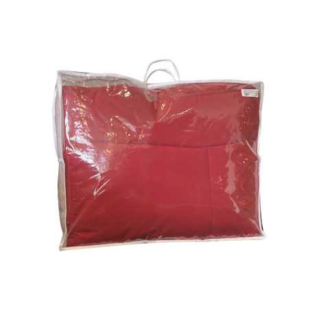 Couette bicolore tissu polyester 74gsm garnissage 300gsm 7 daniel normal polyester 140x200cm rouge & beige 8
