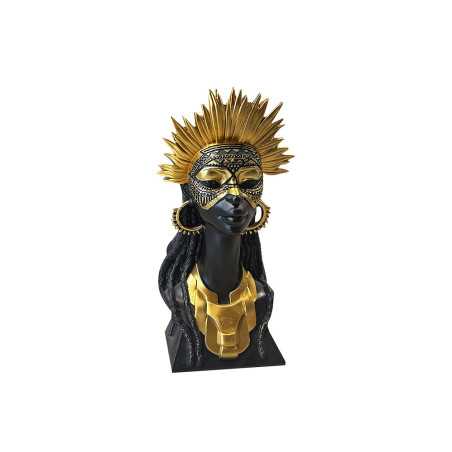 Statue 20cm noir / doré