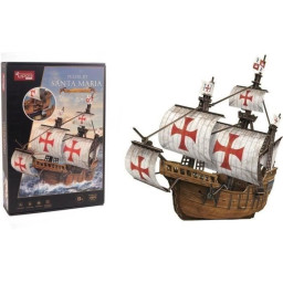 Puzzle 3D - Bateau Santa...