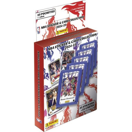 Blister - PANINI - Basket NBA US 2024/25 - 10 pochettes