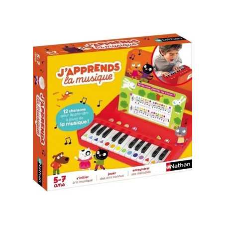 J'APPRENDS LA MUSIQUE 2024 - Jeu musical - NATHAN - Initiez-vous a la musique sans solfege !