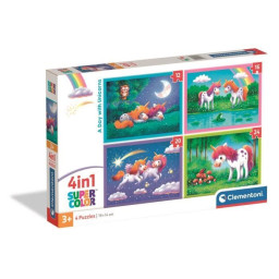 CLEMENTONI - Puzzle 4 en 1...