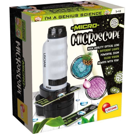 Microscope Portable - I'M A GENIUS - Grossissement puissant