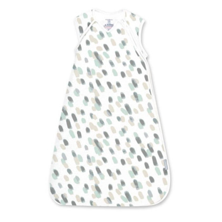 INGENUITY, Gigoteuse d'Emmaillotage, sac de couchage a pois, pour l'été TOG 0.5 évolutive de 3 a 18 mois certifié oeko-Tex