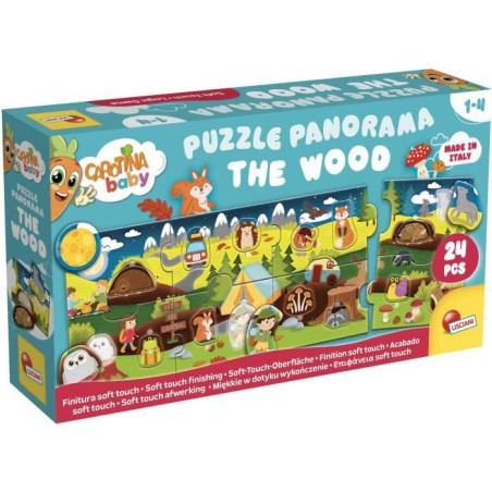 Les Bois - Puzzle panoramique - CAROTINA BABY - Développement de la logique, Motricité fine
