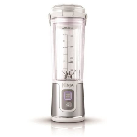 Blender portable Ninja Blast - BC151EUWH - bol 530 ml - autonomie 2h - sans fil - sans BPA - blanc