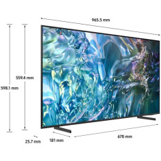 Samsung TQ43Q60D - TV QLED 43 (109 cm) - 4K UHD 3840x2160 - Quantum HDR - Smart TV - Gaming Hub - 3xHDMI - WiFi