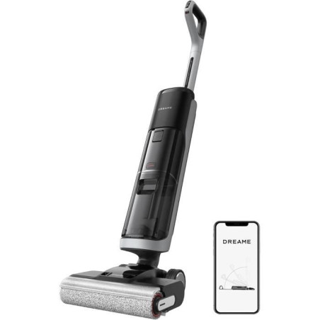 DREAME H14 Pro Aspirateur Laveur Sec Et Humide - Design Plat a 180° - Nettoyage de la Brosse a 60 °C - Séchage en 5min - 18 k