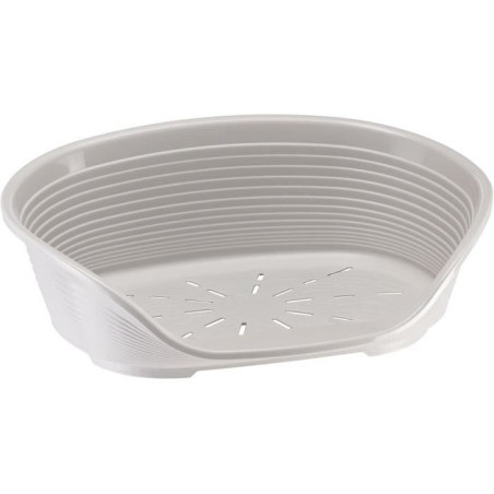 Panier-Corbeille SIESTA DELUXE Taille 2 - 49*36*17,5 cm - Gris clair - FERPLAST