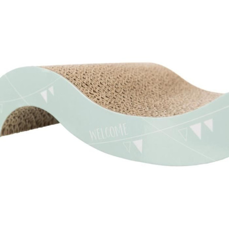 Junior griffoir vague - TRIXIE - 38 x 7 x 18 cm - Mauve / Menthe