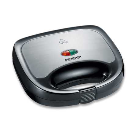 Grille-pain-sandwich 600 w plaques antiadhésives chaleur