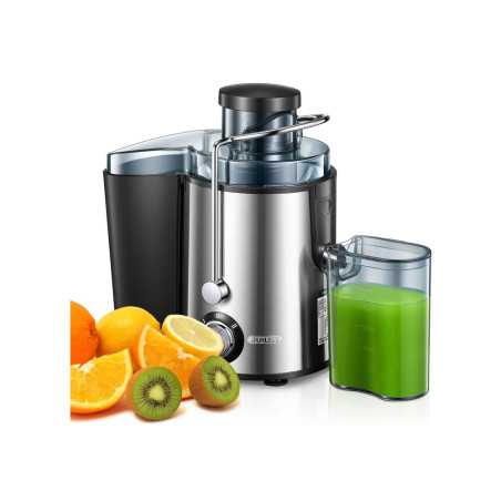 Extracteur de jus 400 w réservoir de jus 500 ml 2 niveaux de vitesse