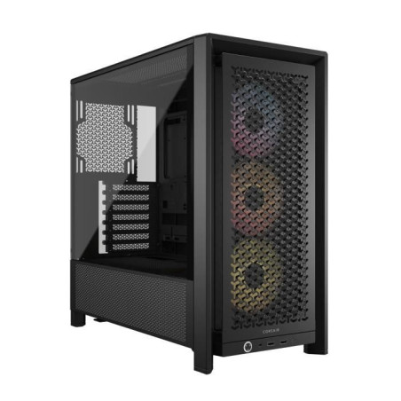 Boîtier PC CORSAIR Série FRAME 4000D RS ARGB Moyen-tour 3 ventilateurs ARGB Noir