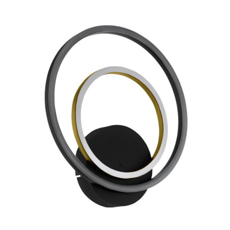 Lanacera app noir/doré LED 12w/4x2,1W l300 h32