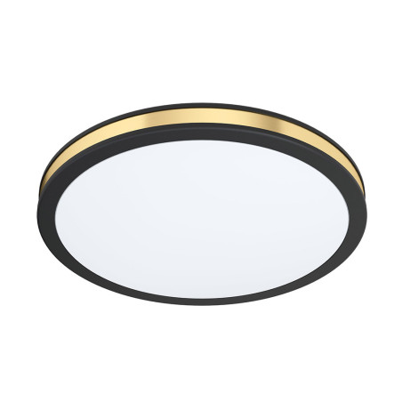 PESCAITO plafonniernoir/or LED 12W 1350lm warm white D280