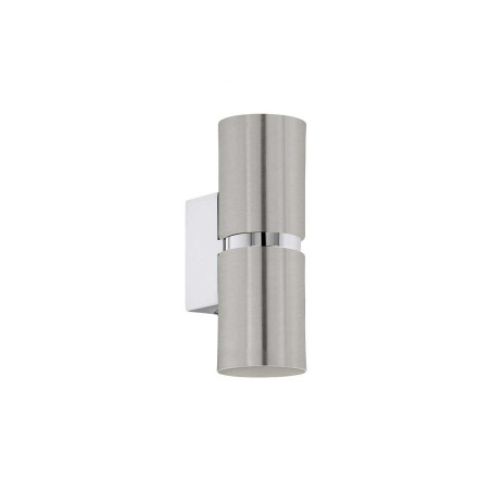 PASSA applique acier nickel mat GU10 2X3w h170