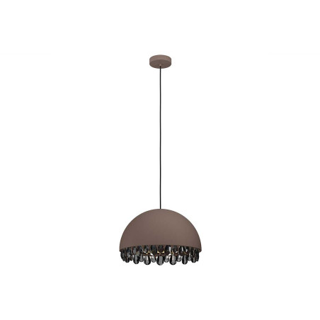 GAETANO2 Suspension mokka cristal -dore E27 40W max H1500 d450